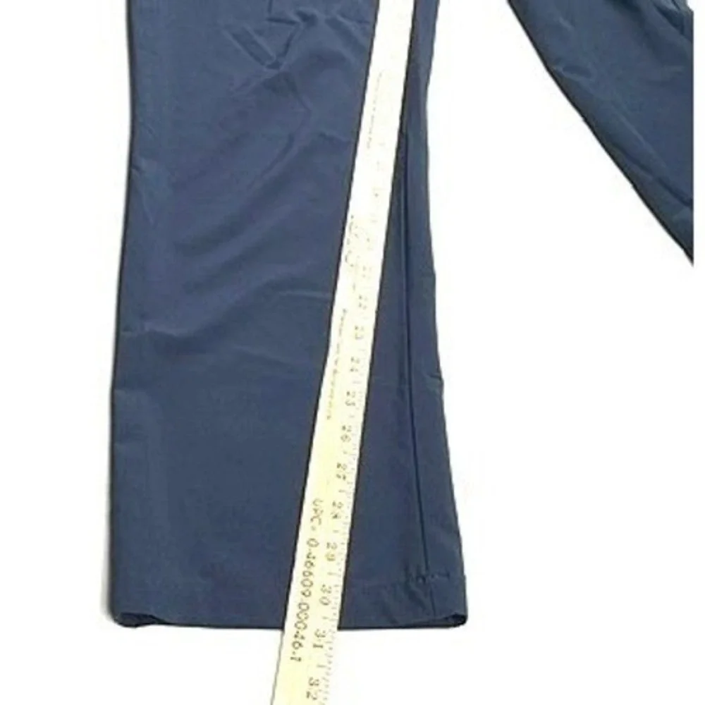 Adidas‎ Golf Pants Navy Blue Performance Stretch Flat Front Trousers Mens Sz 36